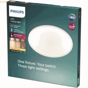 Signify Philips 3in1 LED Leuchte CL550 1500lm 2700K Dimmen o DS weiß >