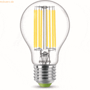 Signify Philips Classic LED-A-Label Lampe 60W E27 Kaltweiß klar 1er P