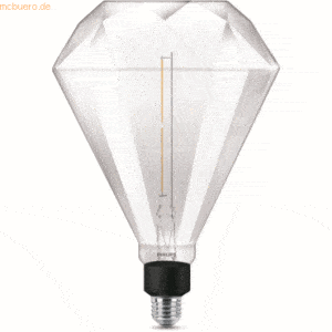 Signify Philips LED Lampe XL-Diamond 35W E27 Warmweiß dimmbar klar 1er