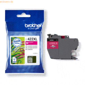 Brother Brother Tintenpatrone LC-422XLM Magenta (ca. 1500 Seiten)