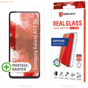 E.V.I. DISPLEX Real Glass + Case Set Samsung Galaxy A53 5G