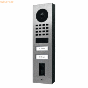 DoorBird DoorBird IP Video Türst. D1102FV Fingerpr. Edels. V2A