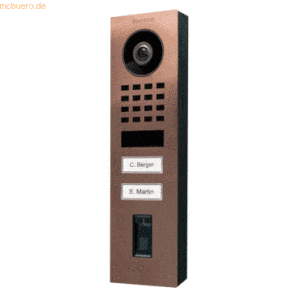 DoorBird DoorBird IP Video Türst. D1102FV Fingerpr. Edels.