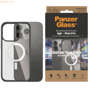 PanzerGlass PanzerGlass MagSafe ClearCase mit BlackFrame iPhone 14 Pro