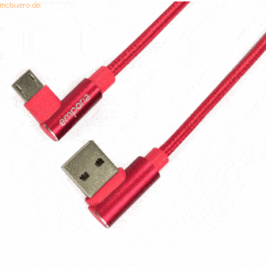 emporia emporia Datenkabel Micro-USB - Special Edition rot