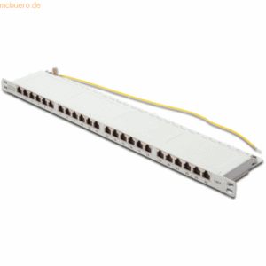 Assmann DIGITUS 0.5HE CAT 6 PatchPanel geschirmt 24-Port RJ45 8P8C