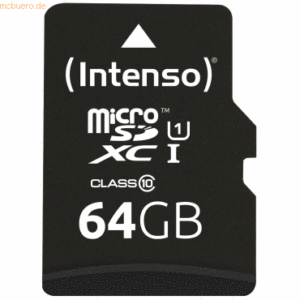 Intenso International Intenso 64GB microSDXC Class10 UHS-I Professiona