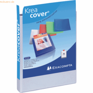 Exacompta Präsentationsringbuch Kreacover A4 80mm weiß