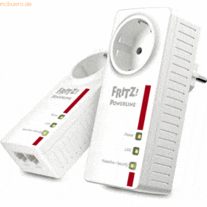 AVM AVM FRITZ!Powerline 1220E Set 1200 MBit 2er Kit (2x LAN)