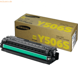 Hewlett Packard HP Samsung Toner CLT-Y506S gelb (ca. 1500 Seiten) Poly