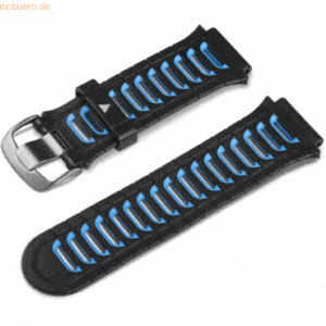 Garmin Garmin Ersatzarmband aus Silikon Schwarzes/Hellblaues