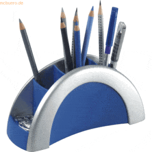 Durable Stifteköcher Pen Butler silber/blau