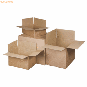 20 x smartboxpro Versandkarton A4 304x217x110mm 1-wellig braun