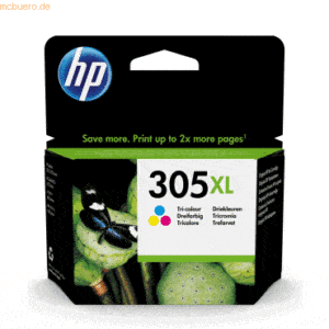 Hewlett Packard HP Tintenpatrone Nr. 305XL Multipack C/M/Y (ca. 200 Se