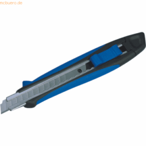 3 x Wedo Cutter 9mm blau/schwarz