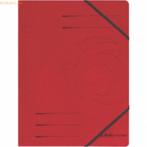 Herlitz Eckspanner A4 Karton rot