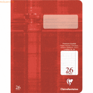 25 x Clairefontaine Schulheft A4 Lineatur 26 16 Blatt