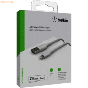 Belkin Belkin Lightning Lade/Sync Kabel ummantelt mfi 1m weiß