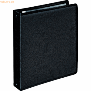 6 x Veloflex Präsentationsbuch A4 4-Ringe 40mm schwarz
