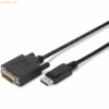 Assmann DIGITUS DisplayPort Adapterkabel 2.0m DP-DVI St/St schwarz