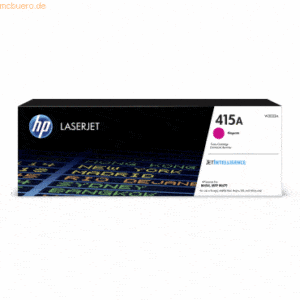 Hewlett Packard HP Toner 415A Magenta (ca. 2.100 Seiten)