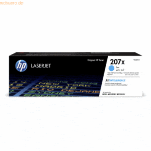 Hewlett Packard HP Toner 207X Cyan (ca. 3.150 Seiten)