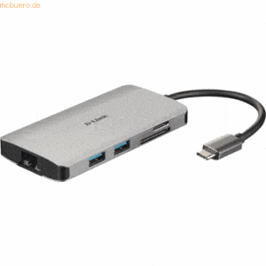 D-Link D-Link DUB-M810 USB-C 8-Port USB 3.0 Hub mit HDMI und Ethernet