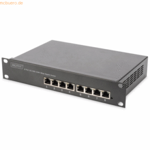 Assmann DIGITUS 10 Zoll 8-Port GE PoE+ Switch L2+ Managed DN-95331