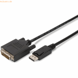 Assmann ASSMANN DisplayPort Adapterkabel DP - DVI 5.0m DP 1.1a sw.