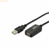 Assmann DIGITUS USB 2.0 Aktives USB 2.0 Verlängerungskabel 5m