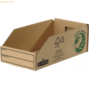 50 x Fellowes Kleinteile-Box Part Bins R-Kive 147x102x280mm