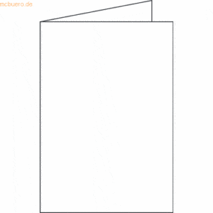 Clairefontaine Doppelkarte C6 210g/qm weiß VE=25 Stück