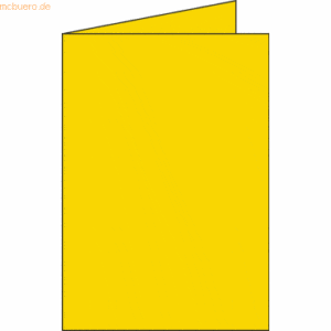 Clairefontaine Doppelkarte C6 210g/qm sonne VE=25 Stück