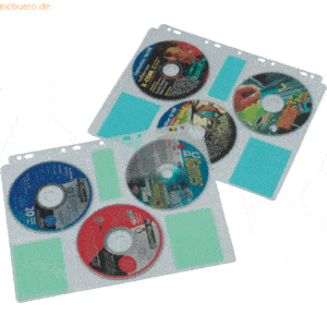 Hama CD-Hüllen für jeweils 6 CD-ROMs im DIN A4 Format VE=10 Stück