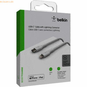 Belkin Belkin Lightning/USB-C Kabel ummantelt mfi 1m weiß
