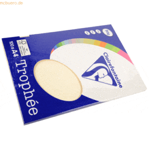 5 x Clairefontaine Kopierpapier Trophee A4 80g/qm VE=100 Blatt sand