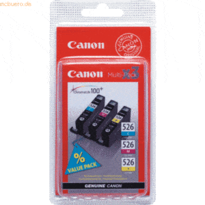 Canon Tintenpatrone Canon CLI526 Multipack cyan magenta yellow