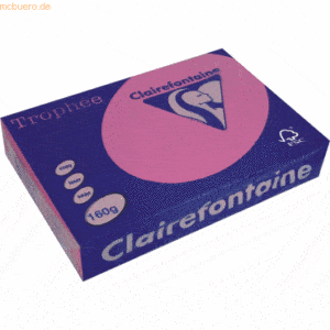 4 x Clairefontaine Kopierpapier Trophee A4 160g/qm VE=250 Blatt fuchsi