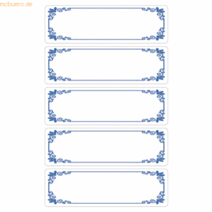 10 x Avery Zweckform Einmachetiketten Zierrahmen VE=15 Stück