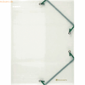 Exacompta Sammelmappe A4 PP Füllhöhe: 500 Blatt transparent