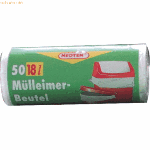 Neoten Mülleimerbeutel 18l VE=50 Stück natur