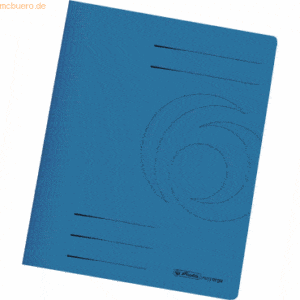 Herlitz Schnellhefter A4 Karton 240g/qm intensiv blau