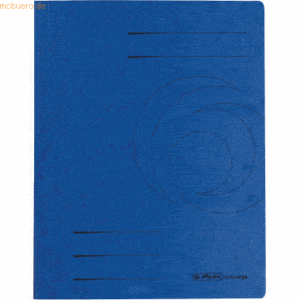 Herlitz Schnellhefter A4 Karton 355g/qm blau