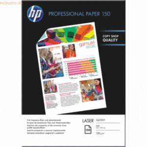 HP Laserpapier Superior CG965A A4 150g/qm glossy weiß