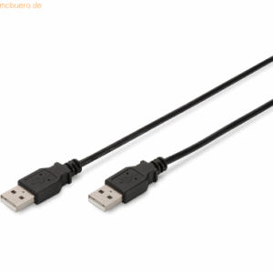 Assmann ASSMANN USB 2.0 Kabel Typ A 1.8m USB 2.0 konform sw.