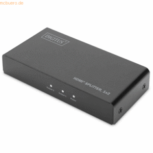 Assmann DIGITUS 4K HDMI Splitter 1x2 UHD/60Hz EDID HDCP schwarz