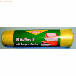 Neoten Mülleimerbeutel gelb 60l 10my VE=10 Stück