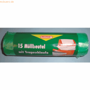 Neoten Mülleimerbeutel grün 30l 10my VE=15 Stück