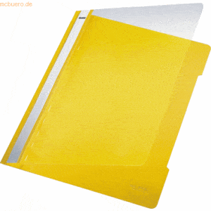 Leitz Sichthefter A4 PVC langes Beschriftungsfenster gelb