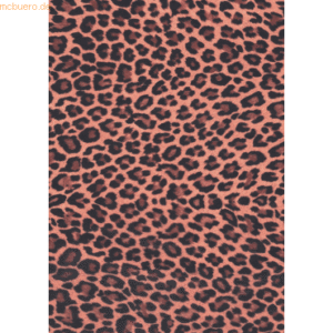6 x Exacompta Decopatchpapier 39x30cm 25g/qm Leopard